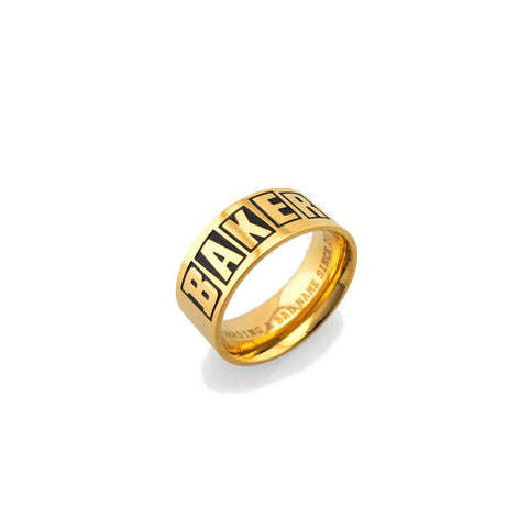 Baker Brand Logo Ring - Gold