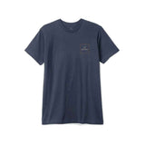 Brixton Alpha Square S/S T-shirt - Washed Navy/Burnt Orange/Sand2