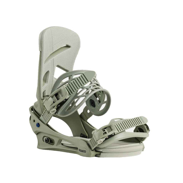 Burton 25/26 Mission Re:Flex Snowboard Bindings - Talc Green