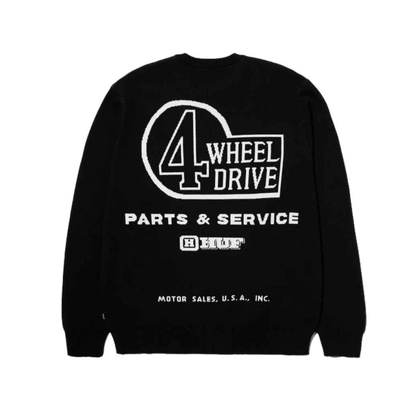 Huf x Toyota Parts & Service Sweater - Black | Boarders