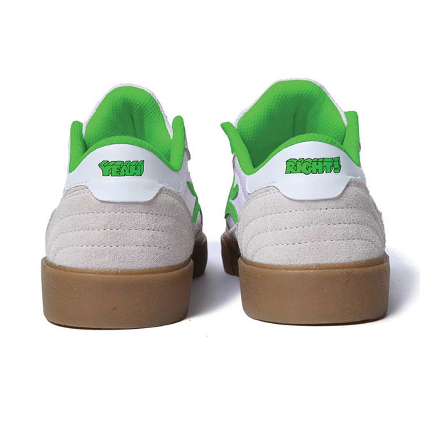 Lakai x Yeah Right! Cambridge - White/UV Green | Boarders
