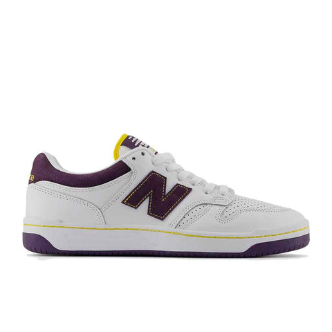 New Balance Numeric 480 Leather - White/Purple