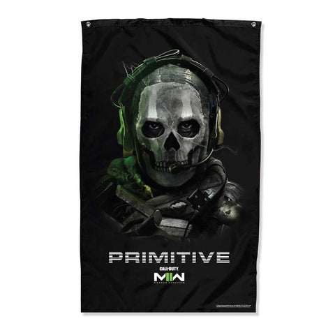 Primitive x COD Ghost Banner - Black