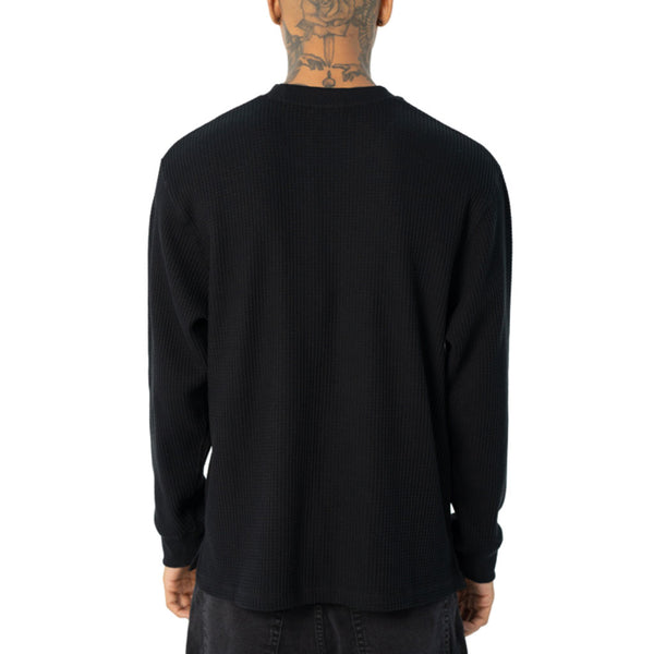 Pro Club Heavy Wide Thermal L/S Tee - Black | Boarders