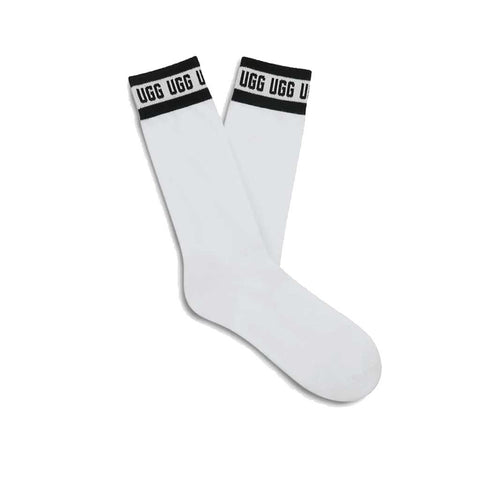 Ugg Women's Graphic Crew Socks - White