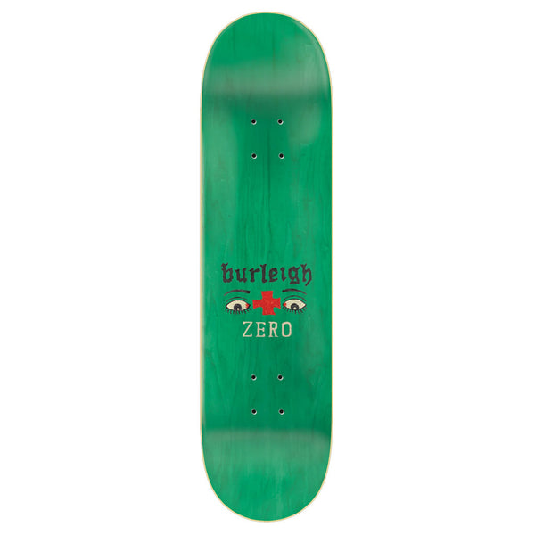 ゼロ ZERO BURLEIGH 8.0 MOBデッキテープ無料付き ZERO ゼロ スケートボード スケボー デッキ チームロゴ 8.0inch