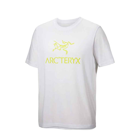 Arcteryx Arc'word Logo Shirt S/S Tee - White Light