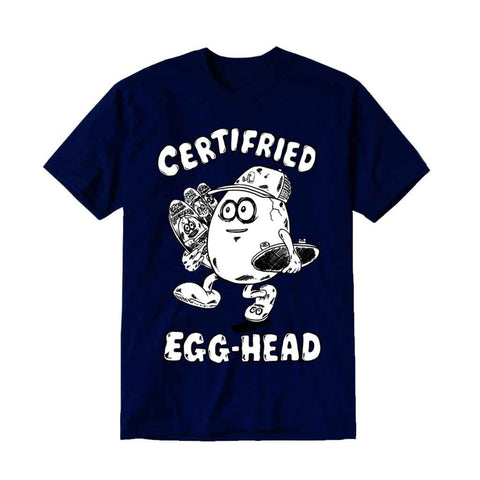 Heroin Egg Head T-shirt - Navy