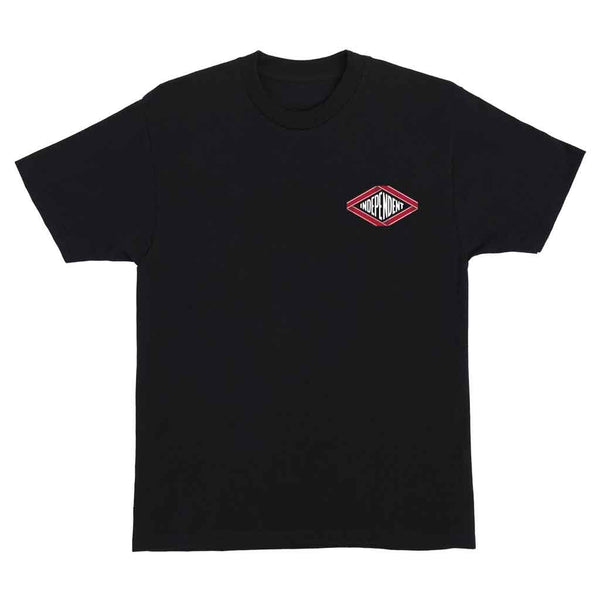 Independent Scroll 2 S/S Tee - Black | Boarders