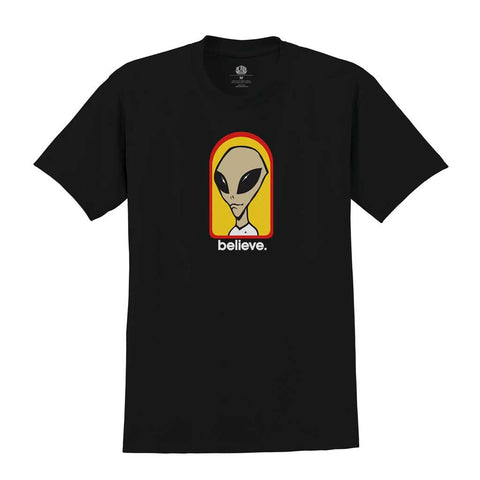 Alien Work Shop Believe T-shirt - Black