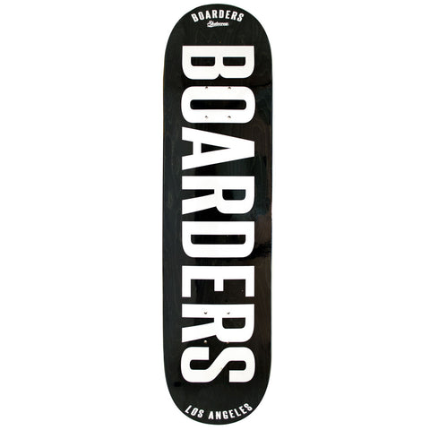 Boarders Bold Black Skateboard Deck