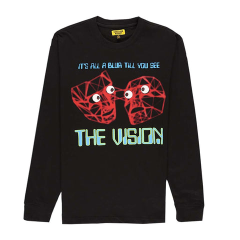 Chinatown Market Vision L/S Tee - Black Front