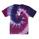 Color Bars x Playboy Ace of Spades Tie Dye Tee - Purple Front