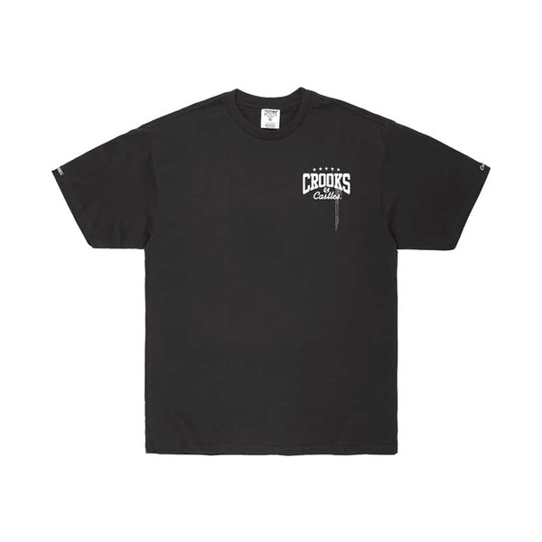 Crooks and Castles Stars Cherub Back Hit S/S T-shirt - Black