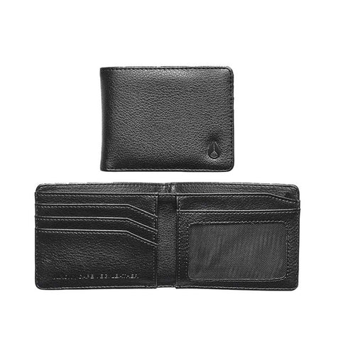 Nixon Cape Vegan Leather Wallet - Black