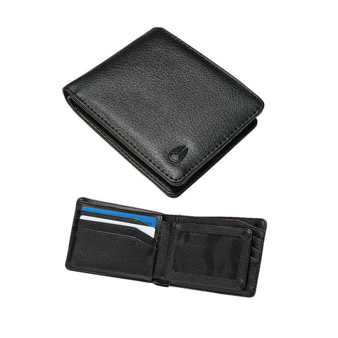 Nixon Pass Vegan Leather Wallet - Black