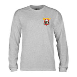 Skate One Powell Peralta Ripper L/S Tee - Heather Grey Front
