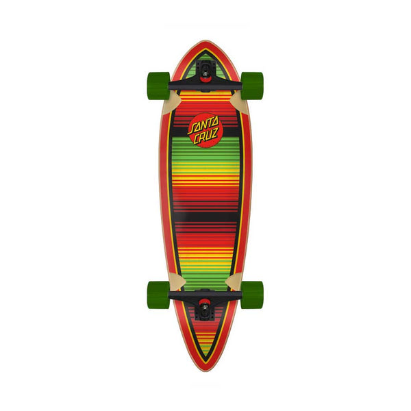 Santa Cruz Serape Dot 9.20in Pintail Cruiser Skateboard