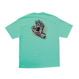 Santa Cruz Amoeba Hand S/S T-shirt - Celadon Back