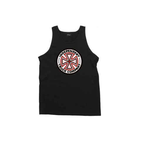Independent Red/White Cross Tank - Black Front