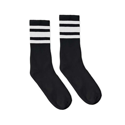 Socco All American Crew Socks - Black/White