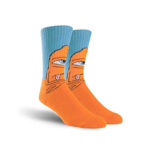 Toy Machine Bored Sect Crew Socks - Blue Front