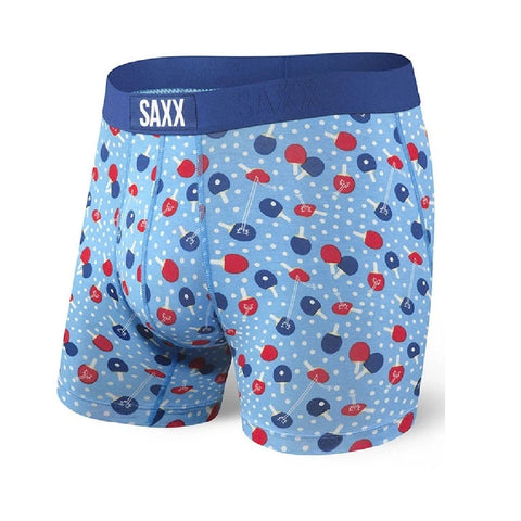Saxx Vibe Boxer Brief - Blue Ping Pong front