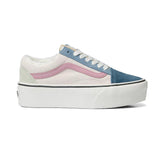 Vans Women's Old Skool Stackform - Pig Suede Sherpa Multi 02