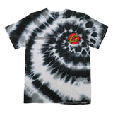 SC CLASSIC DOT T-SHIRT - SWIRL BLACK FRONT SIDE LOGO ON CHEST