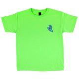 Santa Cruz Youth Screaming Hand S/S Tee - Neon Green