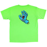 Santa Cruz Youth Screaming Hand S/S Tee - Neon Green Back