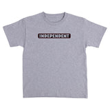 Independent Youth Bar Logo S/S Tee - Sport Grey