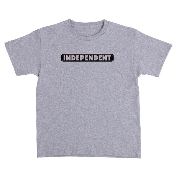 Independent Youth Bar Logo S/S Tee - Sport Grey