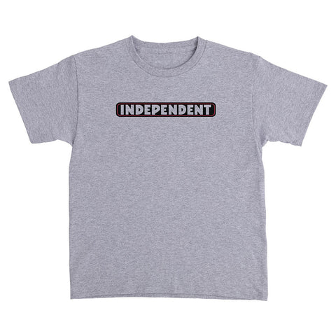 Independent Youth Bar Logo S/S Tee - Sport Grey