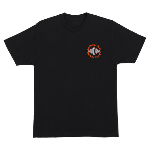 Independent Fire Starter S/S Heavyweight Tee - Black front