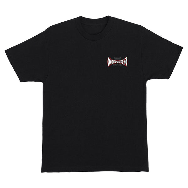 Independent Rose Span S/S Heavyweight Tee - Black