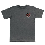 Santa Cruz Roskopp Screaming Target S/S Heavyweight Tee - Dark Heather