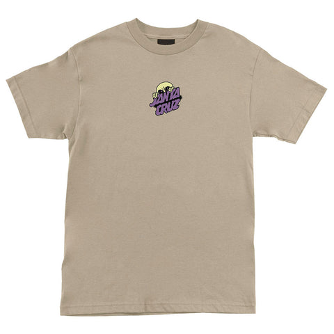 Santa Cruz Knibbs Invasion Hand S/S Heavyweight Tee - Sand