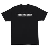 Independent Chrome Bar S/S Tee - Black