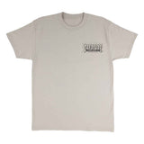 HELLRAISER S/S HEAVYWEIGHT T-SHIRT - STORM GREY FRONT LOGO ON CHEST