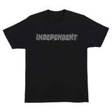 CRETE BAR S/S HEAVYWEIGHT T-SHIRT - BLACK FRONT CONCRETE STYLE LOGO ON CHEST