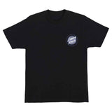 MAS LOCO DOT S/S HEAVYWEIGHT T-SHIRT - BLACK FRONT LOGO ON CHEST
