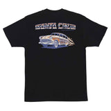 MODEL SC S/S HEAVYWEIGHT T-SHIRT - BLACK bACK LOGO AND CAR GRAPHIC