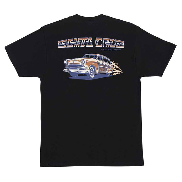 MODEL SC S/S HEAVYWEIGHT T-SHIRT - BLACK bACK LOGO AND CAR GRAPHIC
