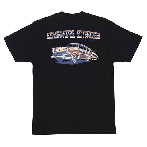 MODEL SC S/S HEAVYWEIGHT T-SHIRT - BLACK bACK LOGO AND CAR GRAPHIC