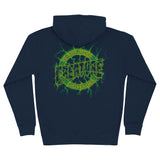 Creature Finest Strike Zip Hoodie - Navy Back