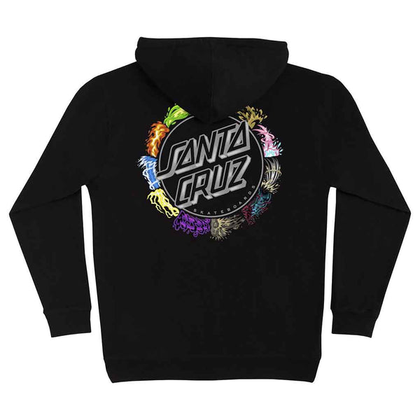 SC POKEMON POWER DOT P/O HOODIE Back Black
