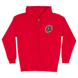 SC POKEMON TCG HAND ZIP HOODIE Red Front