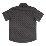 Independent Exclamation S/S Party Woven - Smoke Grey back