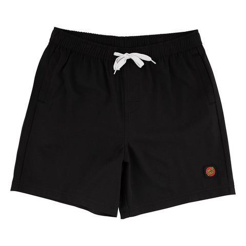 Santa Cruz Dot Pull On Boardshort - Black